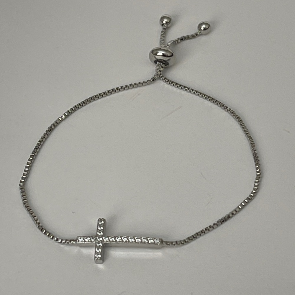 New 925 Sterling Silver Adjustable Bracelet Bangle - Picture 1 of 6